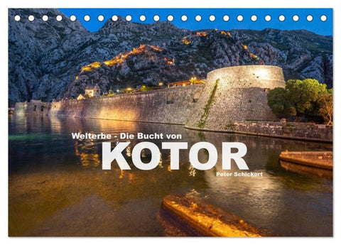 Welterbe - Die Bucht von Kotor (Tischkalender 2027 DIN A5 quer), CALVENDO Monatskalender