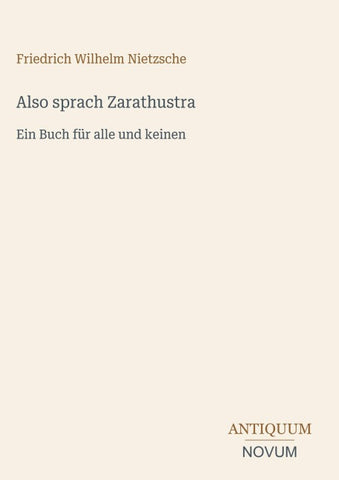 Also sprach Zarathustra