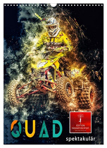 Quad spektakulär (Wandkalender 2027 DIN A3 hoch), CALVENDO Monatskalender