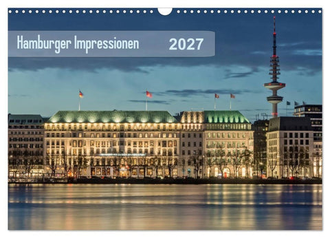 Hamburger Impressionen 2027 (Wandkalender 2027 DIN A3 quer), CALVENDO Monatskalender