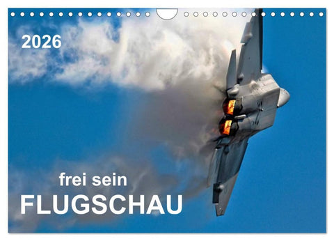 Flugschau - frei sein (Wandkalender 2026 DIN A4 quer), CALVENDO Monatskalender