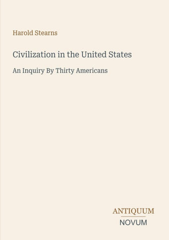 Civilization in the United States