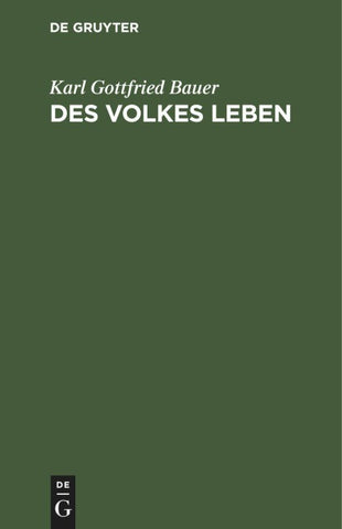 Des Volkes Leben