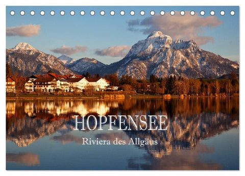 Hopfensee - Riviera des Allgäus (Tischkalender 2026 DIN A5 quer), CALVENDO Monatskalender