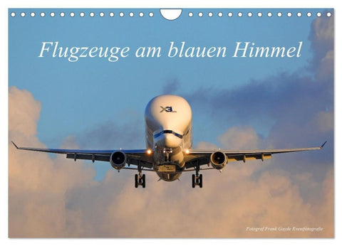 Flugzeuge am blauen Himmel (Wandkalender 2027 DIN A4 quer), CALVENDO Monatskalender