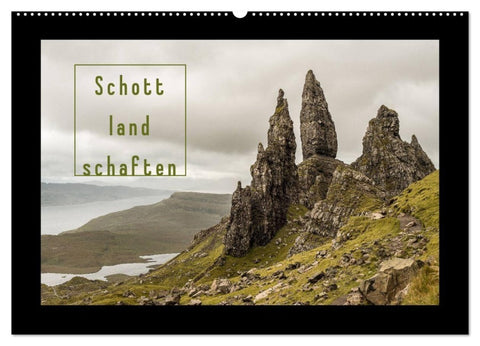 Schottlandschaften (Wandkalender 2027 DIN A2 quer), CALVENDO Monatskalender
