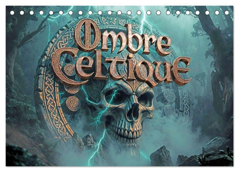 Ombre Celtique (Calendrier de bureau 2027 DIN A5 vertical), CALVENDO calendrier mensuel
