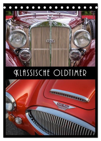 Klassische Oldtimer (Tischkalender 2027 DIN A5 hoch), CALVENDO Monatskalender
