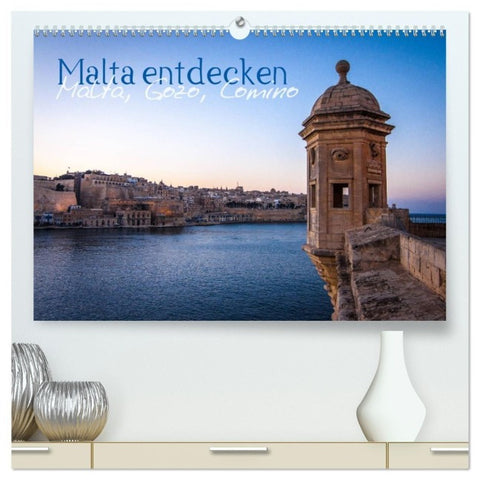 Malta entdecken Malta, Gozo, Comino (hochwertiger Premium Wandkalender 2027 DIN A2 quer), Kunstdruck in Hochglanz