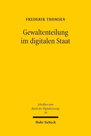Gewaltenteilung im digitalen Staat