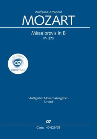 Missa brevis in B (Klavierauszug)