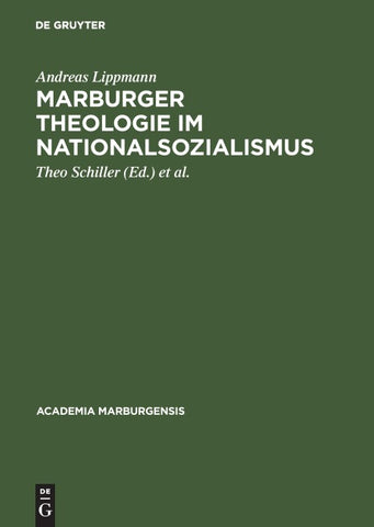 Marburger Theologie im Nationalsozialismus