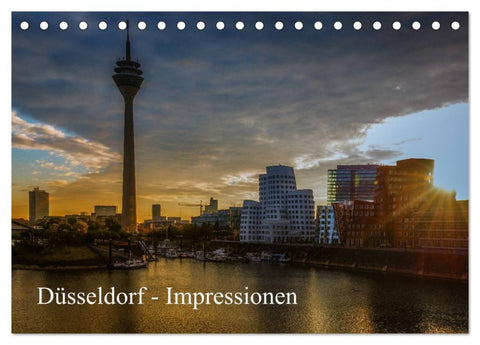 Düsseldorf - Impressionen (Tischkalender 2026 DIN A5 quer), CALVENDO Monatskalender