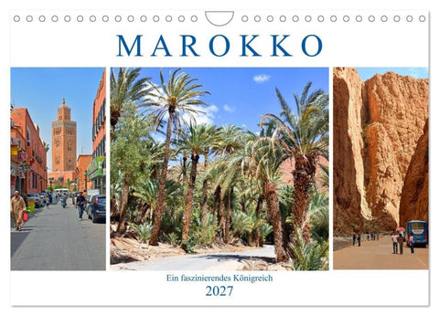 MAROKKO, ein faszinierendes Königreich (Wandkalender 2027 DIN A4 quer), CALVENDO Monatskalender