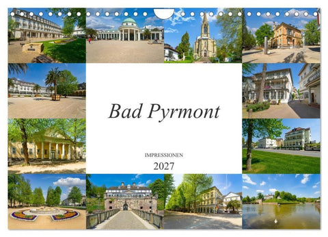 Bad Pyrmont Impressionen (Wandkalender 2027 DIN A4 quer), CALVENDO Monatskalender