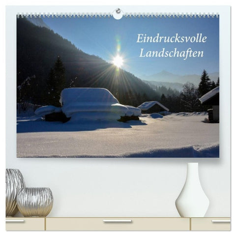 Eindrucksvolle Landschaften (hochwertiger Premium Wandkalender 2027 DIN A2 quer), Kunstdruck in Hochglanz