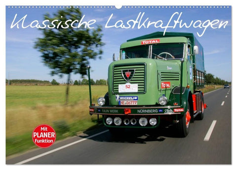 Klassische Lastkraftwagen (Wandkalender 2027 DIN A2 quer), CALVENDO Monatskalender