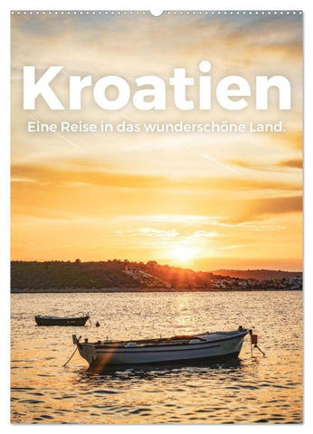 Kroatien - Eine Reise in das wunderschöne Land. (Wandkalender 2026 DIN A2 hoch), CALVENDO Monatskalender