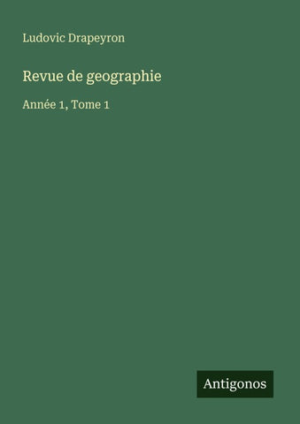 Revue de geographie