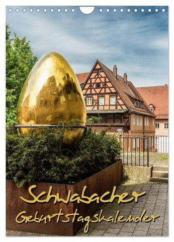 Schwabach Geburtstagskalender (Wandkalender 2026 DIN A4 hoch), CALVENDO Monatskalender