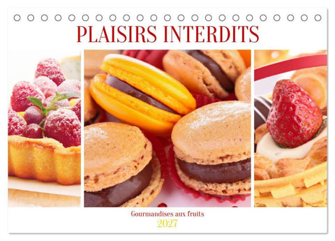Plaisirs interdits (Calendrier de bureau 2027 DIN A5 vertical), CALVENDO calendrier mensuel