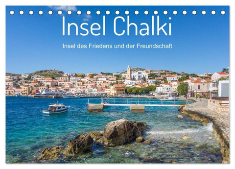 Insel Chalki (Tischkalender 2027 DIN A5 quer), CALVENDO Monatskalender