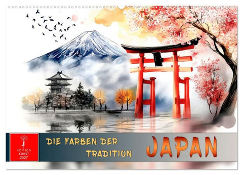Japan - die Farben der Tradition (Wandkalender 2027 DIN A2 quer), CALVENDO Monatskalender