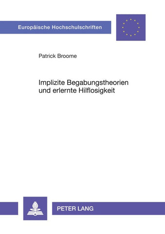 Implizite Begabungstheorien und erlernte Hilflosigkeit