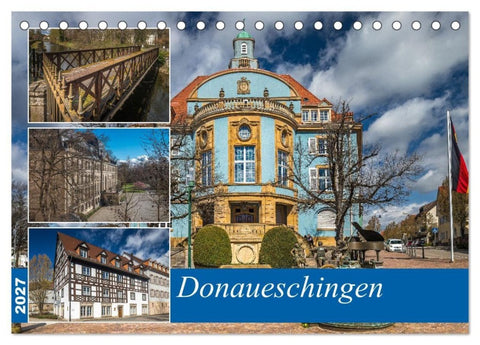Donaueschingen (Tischkalender 2027 DIN A5 quer), CALVENDO Monatskalender