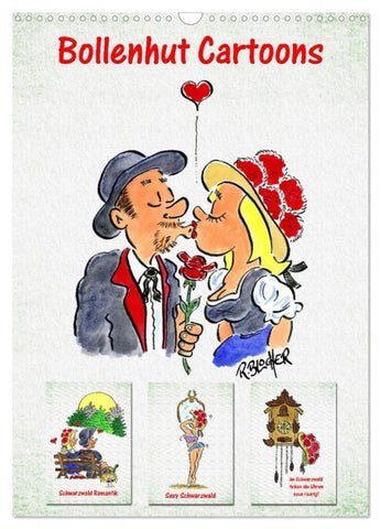 Bollenhut Cartoons (Wandkalender 2027 DIN A3 hoch), CALVENDO Monatskalender