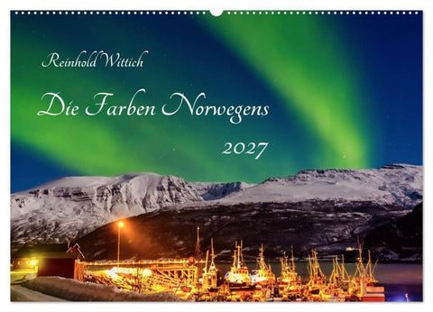 Die Farben Norwegens (Wandkalender 2027 DIN A2 quer), CALVENDO Monatskalender