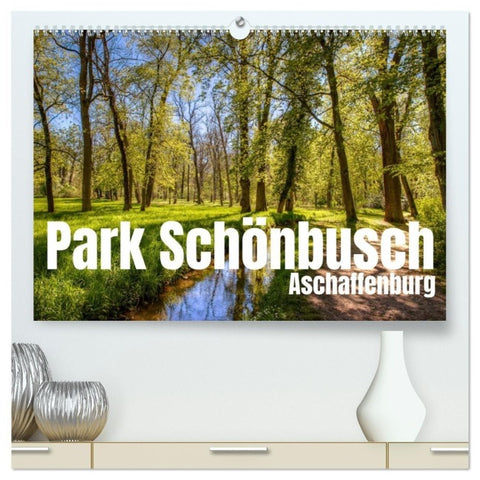 Park Schönbusch Aschaffenburg (hochwertiger Premium Wandkalender 2027 DIN A2 quer), Kunstdruck in Hochglanz