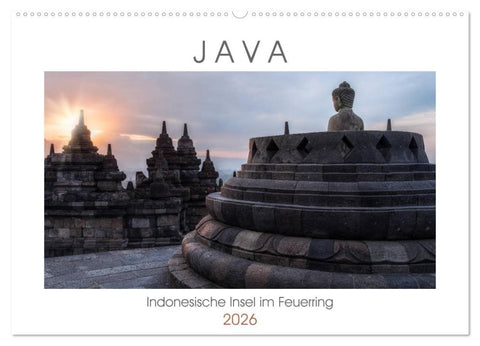 Java, Indonesische Insel im Feuerring (Wandkalender 2026 DIN A2 quer), CALVENDO Monatskalender
