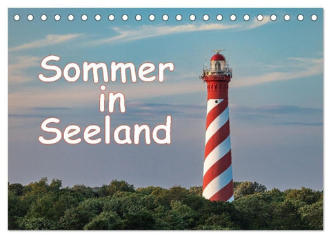 Sommer in Seeland (Tischkalender 2027 DIN A5 quer), CALVENDO Monatskalender
