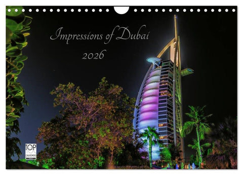 Impressions of Dubai 2026 (Wandkalender 2026 DIN A4 quer), CALVENDO Monatskalender
