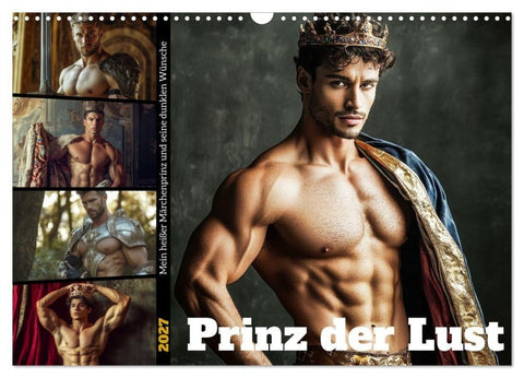 Prinz der Lust (Wandkalender 2027 DIN A3 quer), CALVENDO Monatskalender