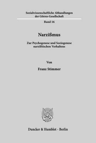 Narzißmus.
