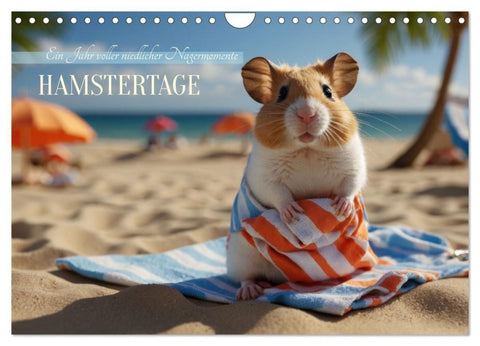 Hamstertage (Wandkalender 2027 DIN A4 quer), CALVENDO Monatskalender