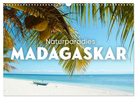 Naturparadies Madagaskar (Wandkalender 2027 DIN A3 quer), CALVENDO Monatskalender
