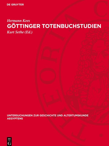 Göttinger Totenbuchstudien