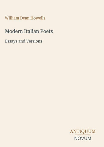 Modern Italian Poets