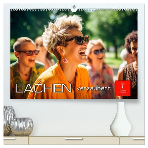 Lachen verzaubert (hochwertiger Premium Wandkalender 2027 DIN A2 quer), Kunstdruck in Hochglanz