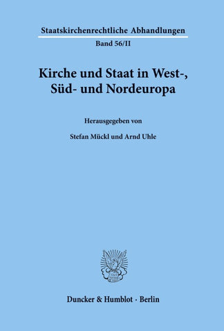 Kirche und Staat in West-, Süd- und Nordeuropa.