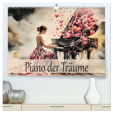 Piano der Träume (hochwertiger Premium Wandkalender 2027 DIN A2 quer), Kunstdruck in Hochglanz