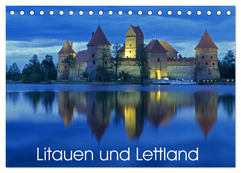 Litauen und Lettland (Tischkalender 2026 DIN A5 quer), CALVENDO Monatskalender