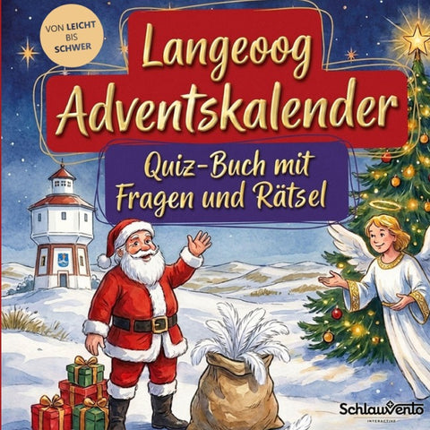 Langeoog-Adventskalender: Quiz-Buch mit Fragen und Rätsel