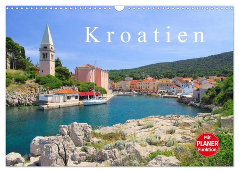 Kroatien (Wandkalender 2027 DIN A3 quer), CALVENDO Monatskalender