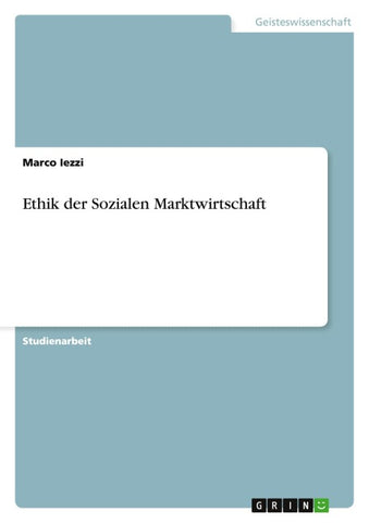 Ethik der Sozialen Marktwirtschaft