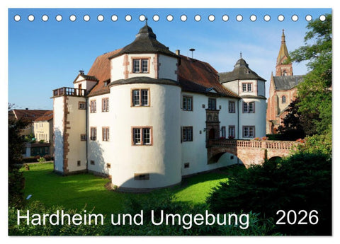 Hardheim und Umgebung (Tischkalender 2026 DIN A5 quer), CALVENDO Monatskalender