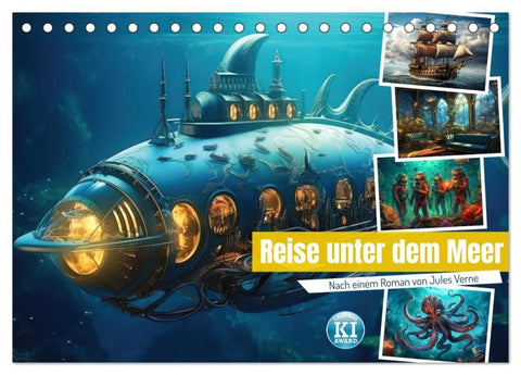Reise unter dem Meer (Tischkalender 2027 DIN A5 quer), CALVENDO Monatskalender